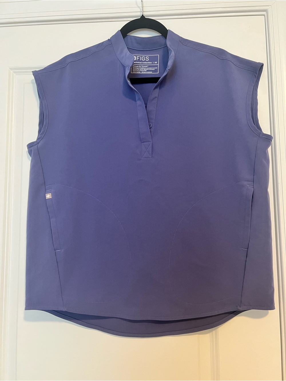 Figs Oversized Rafaela Top in Wayfarer